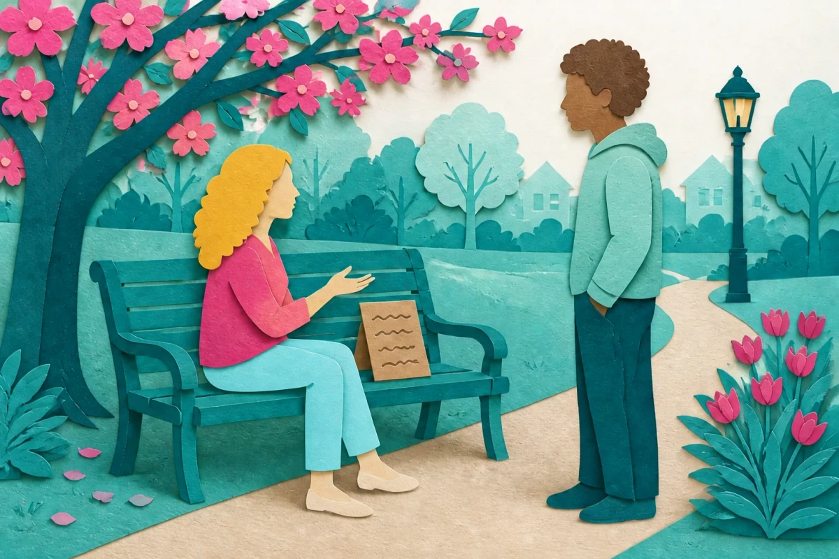 Set up a Happy to Chat bench